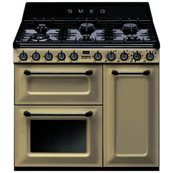 Smeg Victoria Dual Fuel Range Cooker Cream